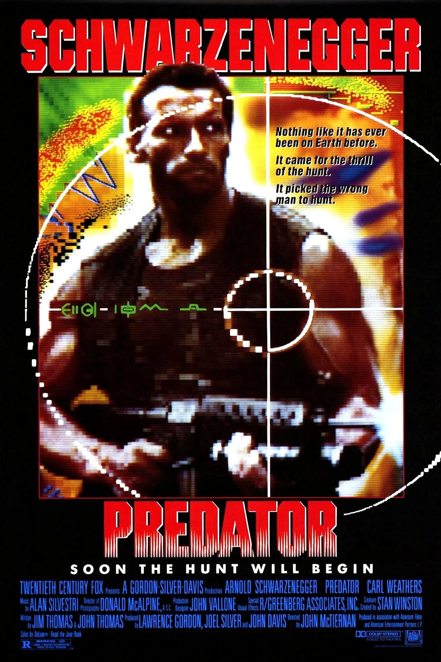 Peter Cullen - Signed Predator poster Image #1 (8x10, 11x17)