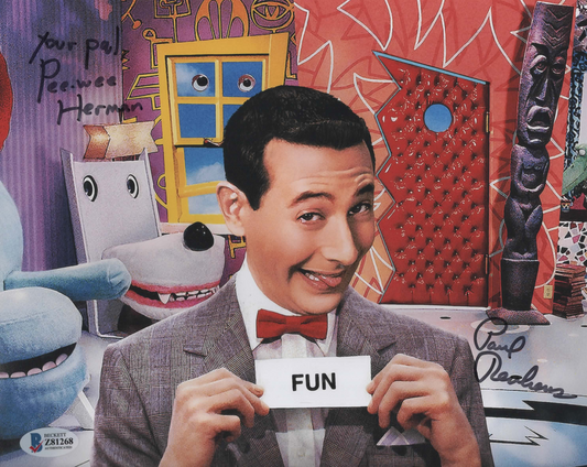 Paul Reubens signed 8x10 Pee-wee's Playhouse photo