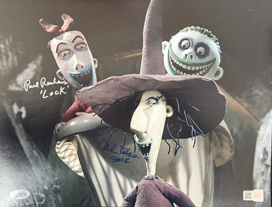 Paul Reubens & Catherine O'Hara signed 11x14 The Nightmare Before Christmas photo