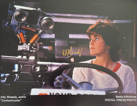 Ally Sheedy signed 11x14 Short Circuit Photo