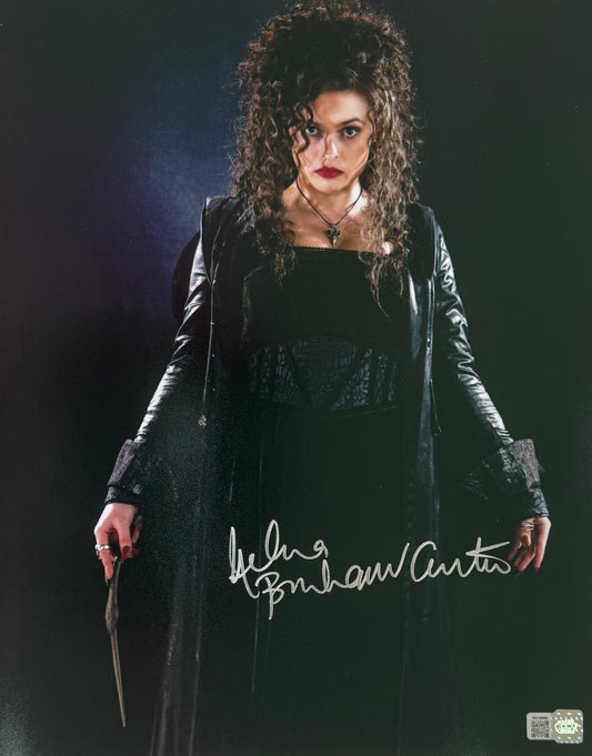 Helena Bonham Carter signed 11x14 Harry Potter Bellatrix Lestrange photo 1C