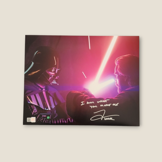 Tom O'Connell signed 11x14 Darth Vader I Am What You Made Me photo OCCM QR