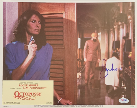 Roger Moore signed Original Lobby Card "007" James Bond photo auto PSA/DNA COA