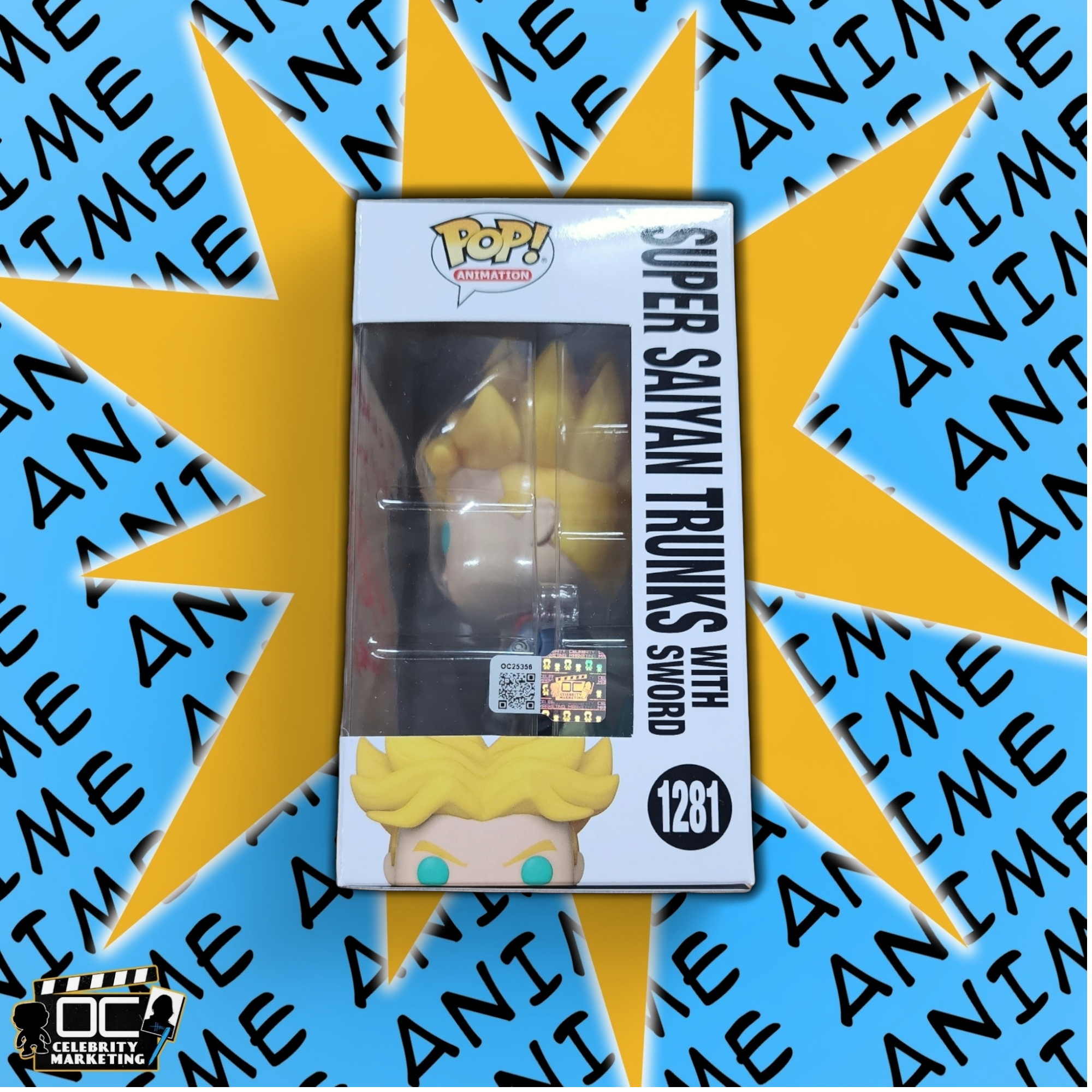 FUNKO KEY Dragon Ball super saiyan trunks w Sword