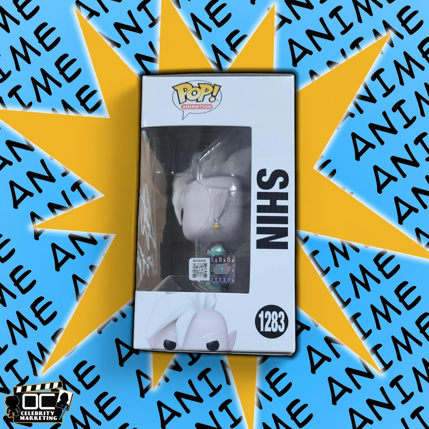 Kent Williams signed Dragon Ball Super Shin Funko #1283 autographed QR code OCCM