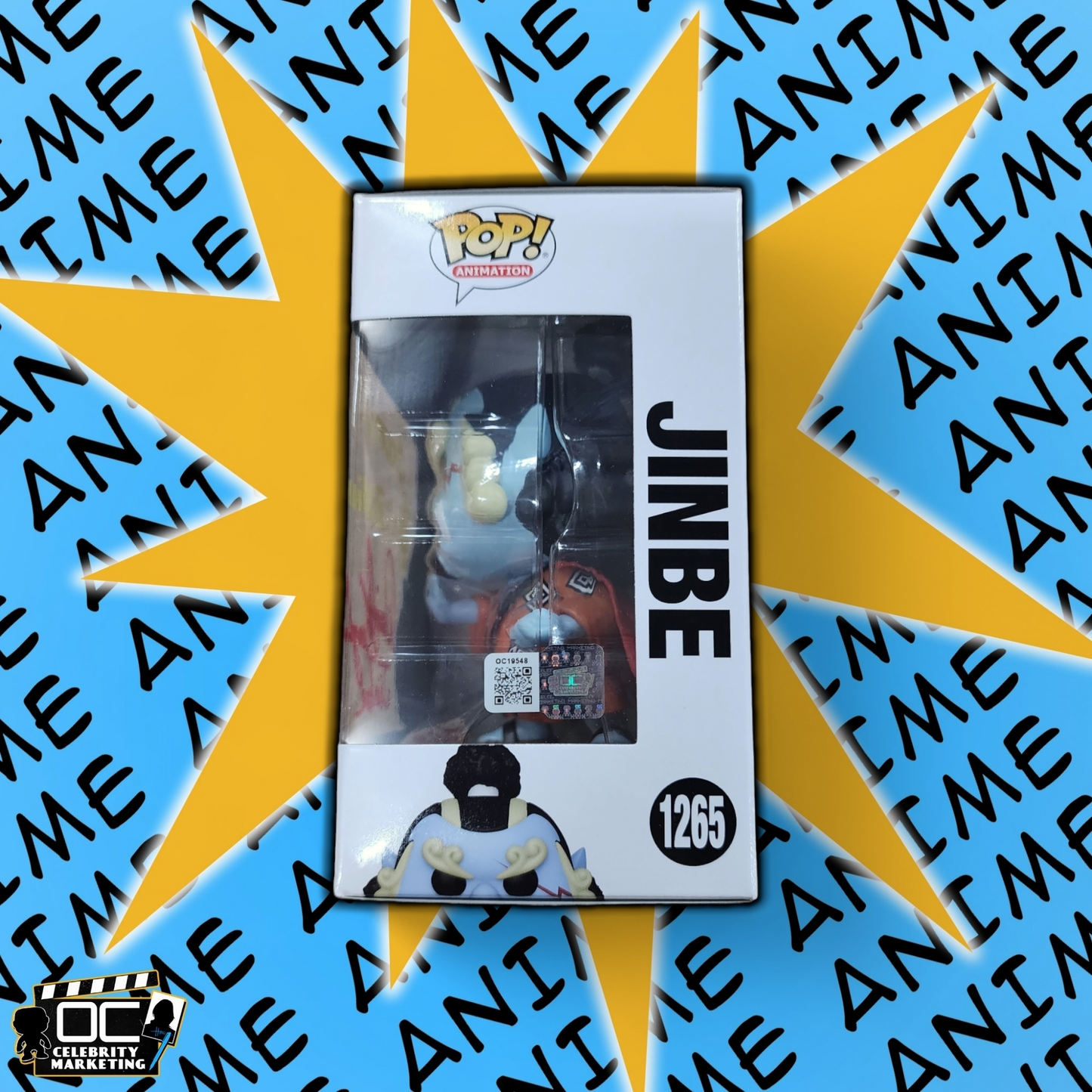 Daniel Baugh signed One Piece Jinbe Funko #1265 autograph QR code OCCM -Q5 (Y&R)