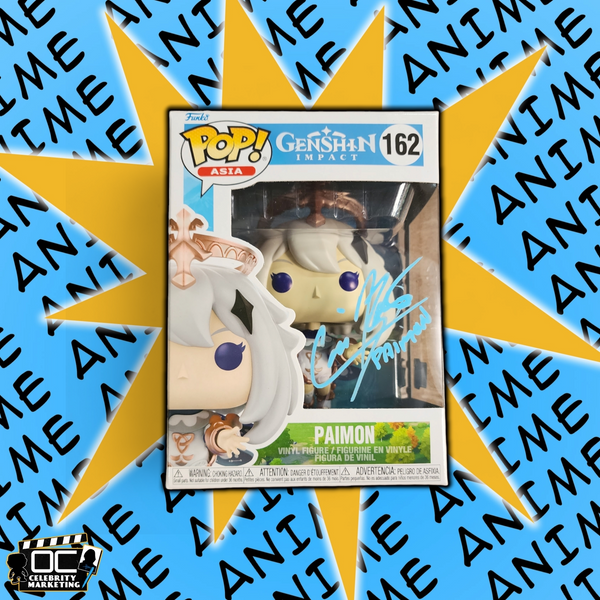 Corina Boettger signed Genshin Impact Paimon Funko #162 autographed QR code OCCM