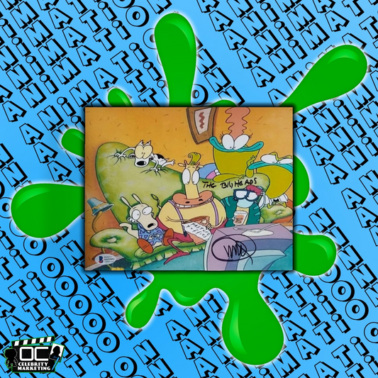 Charlie Adler signed 8x10 Nickelodeon's Rocko's Modern Life Photo auto BAS COA