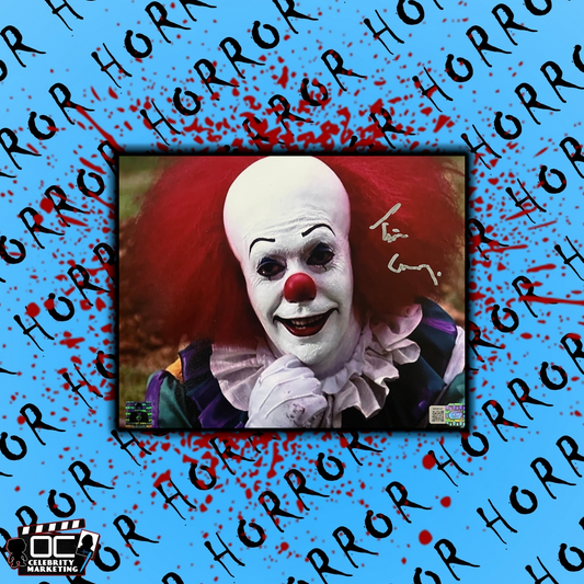 Tim Curry signed 8x10 IT movie Image #3 OCCM Authenticated with Tim Curry's Official COA