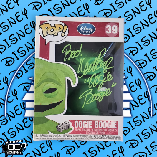 Ken Page signed Oogie Boogie Funko Disney NBC #39 Beckett Autographed COA