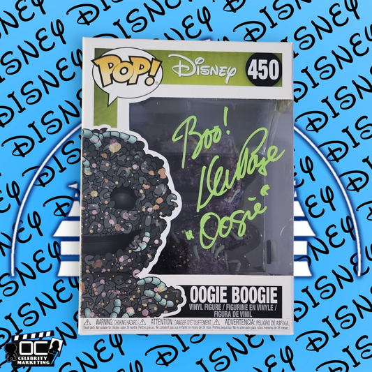 Ken Page signed Oogie Boogie Funko Disney NBC #450 Beckett Autographed COA