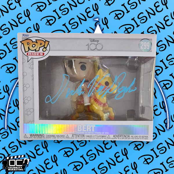 Dick Van Dyke signed Disney 100 Mary Poppins Bert Funko #299 OCCM QR autograph-A