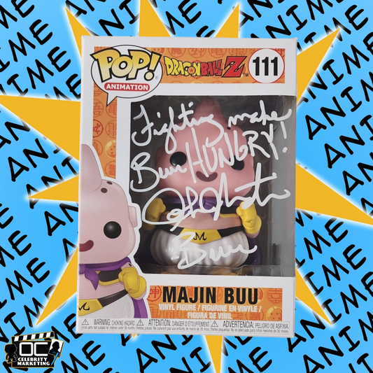 Josh Martin signed Dragon Ball Z Majin Buu Funko 111 autograph QR code OCCM-QW2