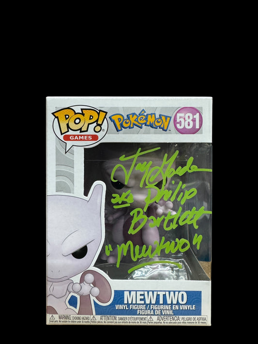 Jay Goede signed Pokemon Mewtwo Funko Pop!