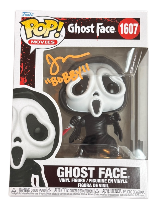 Dave Sheridan signed Jon Abrahams autographed Ghost Face Funko Pop! #1607 (Pre-Order)