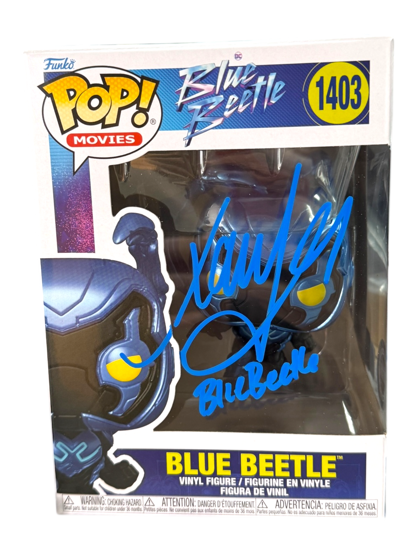 Xolo Maridueña Signature Series: DC Blue Beetle Funko #1403 (#/25,5)