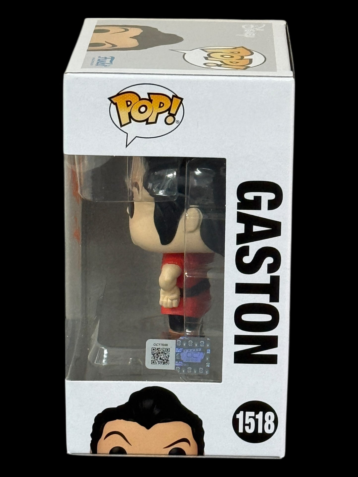 Richard White signed Disney Villains Gaston Funko Pop #1518 - Orange
