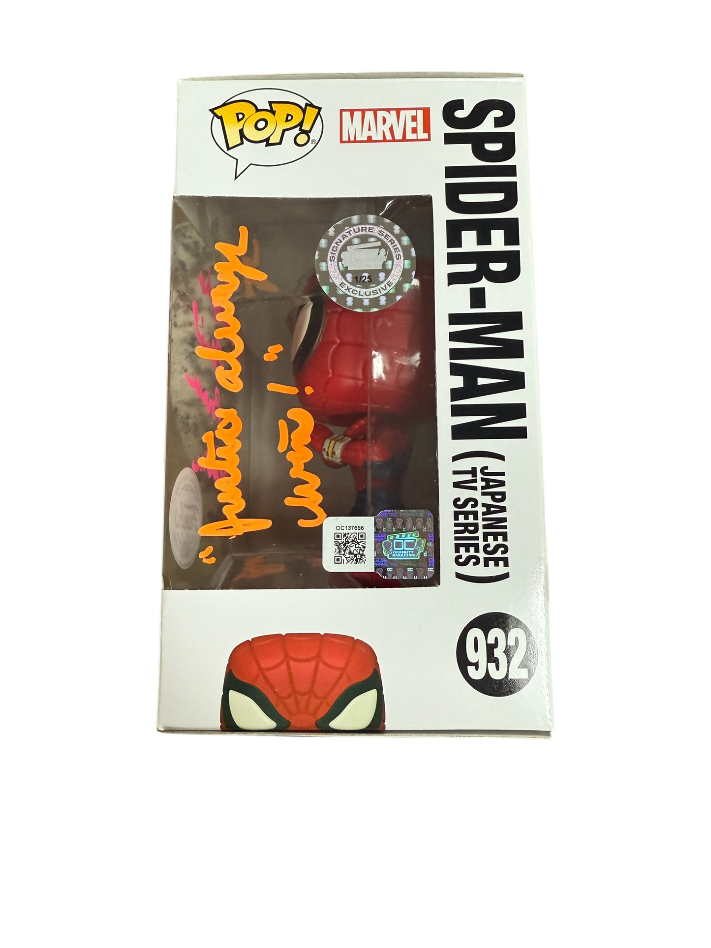 Christopher Daniel Barnes: Marvel Spider-Man Funko Special Edition Funko Pop! #932 (#/25)