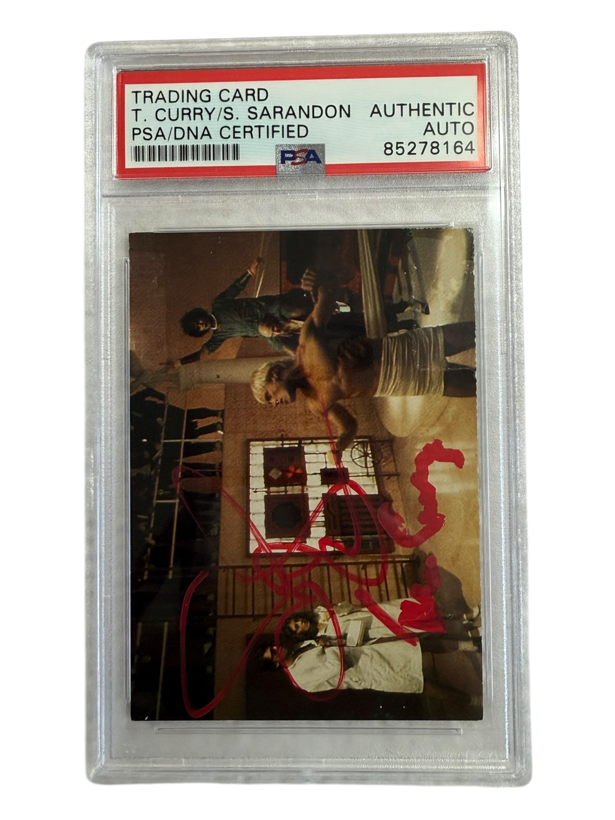 Tim Curry & Susan Sarandon signed RHPS Trading Card PSA/DNA Encap #35 (1)