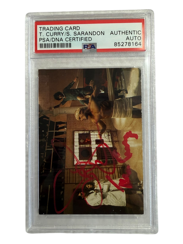 Tim Curry & Susan Sarandon signed RHPS Trading Card PSA/DNA Encap #35 (1)