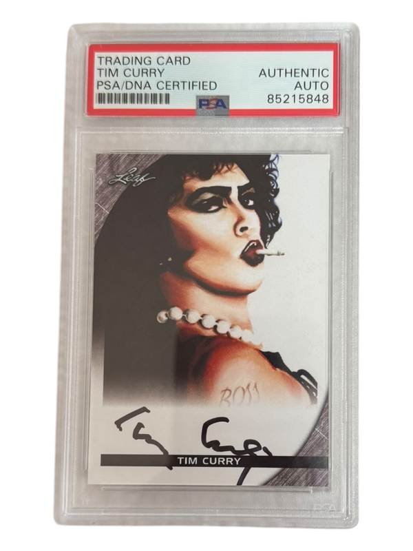 Tim Curry signed Leaf Trading Card PSA/DNA Encap (Black)