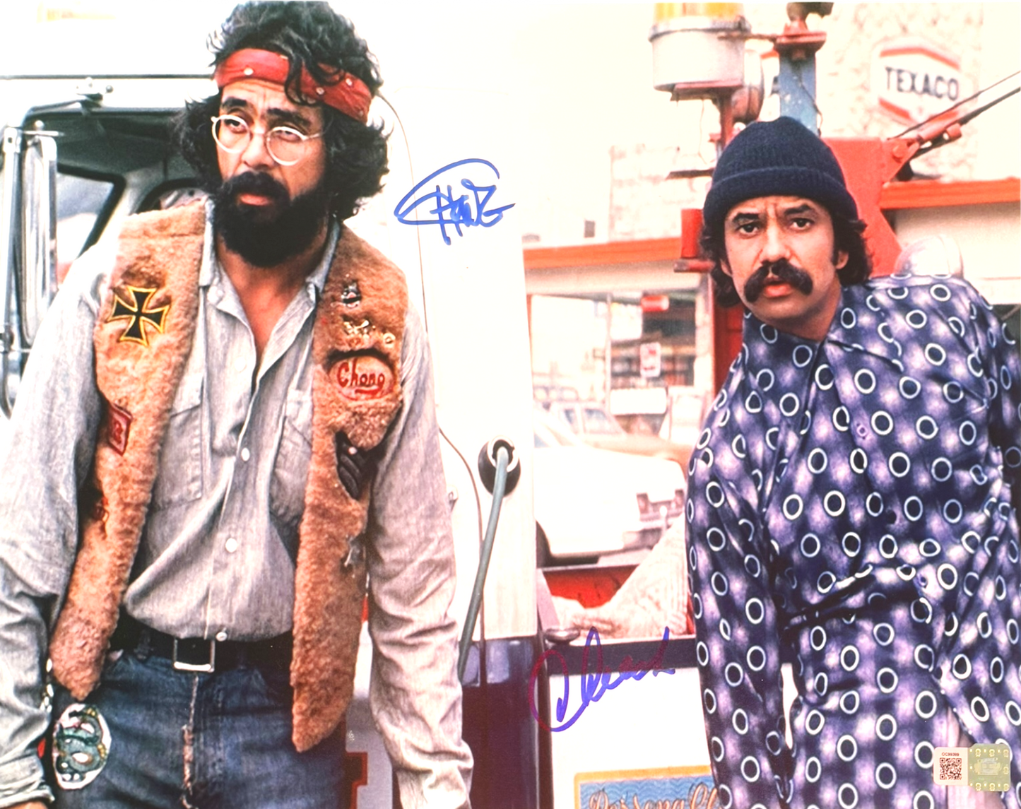 Cheech & Chong signed 11x14 Up in Smoke photo