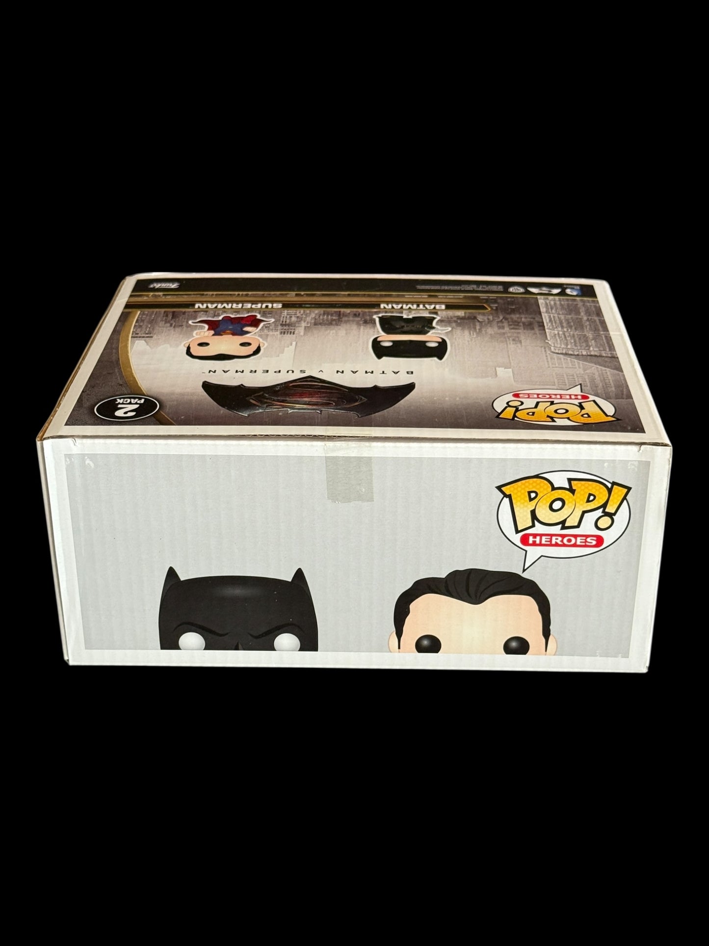 Ben Affleck signed Batman vs Superman 2 pack Funko Pop!