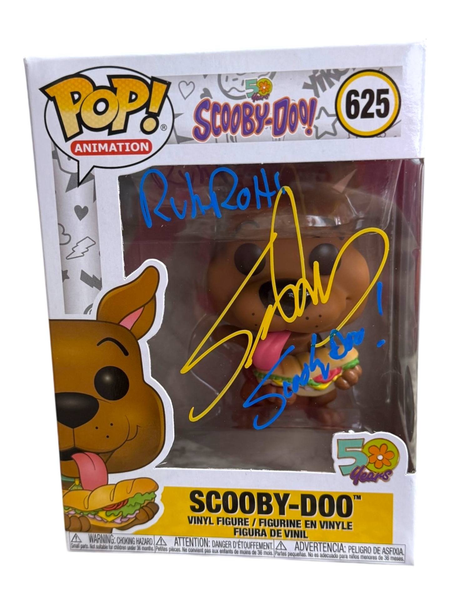 Scott Innes Signature Series: Scooby-Doo! 50 Years Funko Pop! #625 (#/5,5,5,10)