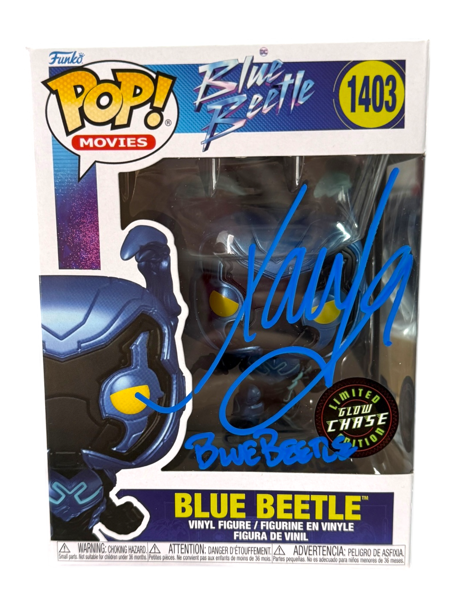 Xolo Maridueña Signature Series: DC Blue Beetle Funko #1403 (#/25,5)