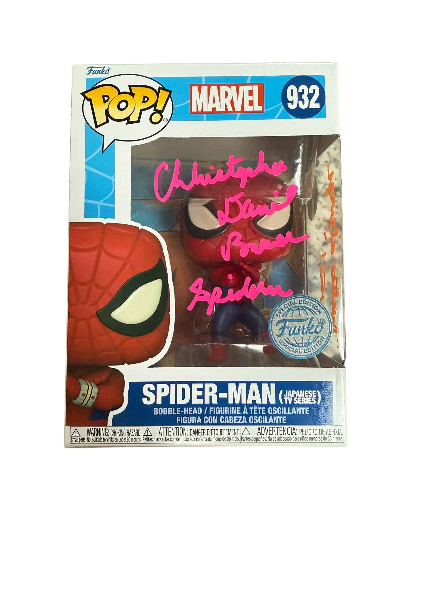 Christopher Daniel Barnes: Marvel Spider-Man Funko Special Edition Funko Pop! #932 (#/25)
