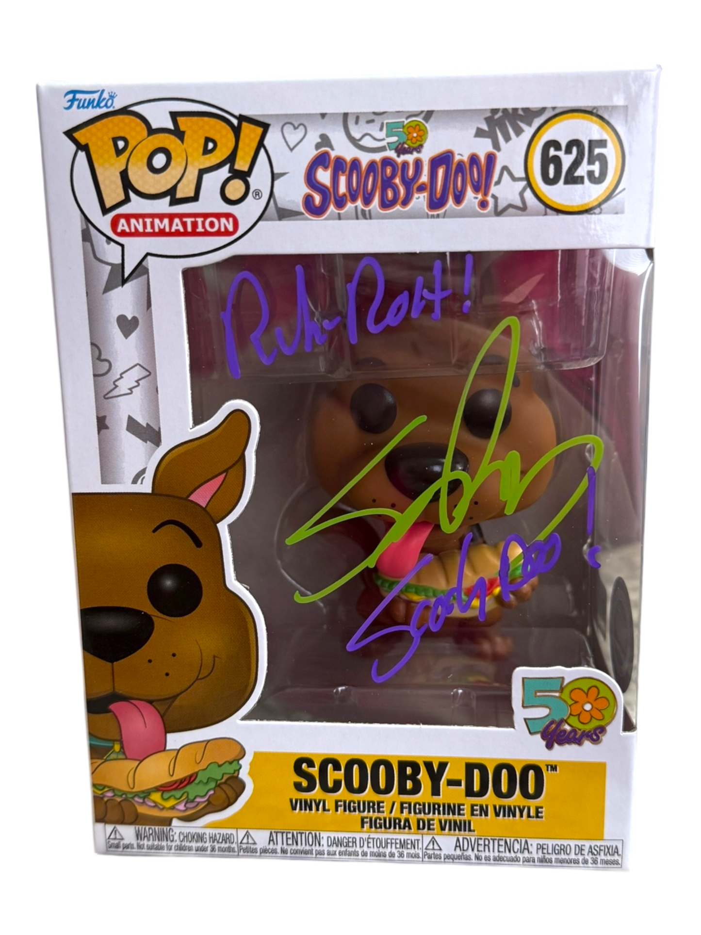 Scott Innes Signature Series: Scooby-Doo! 50 Years Funko Pop! #625 (#/5,5,5,10)