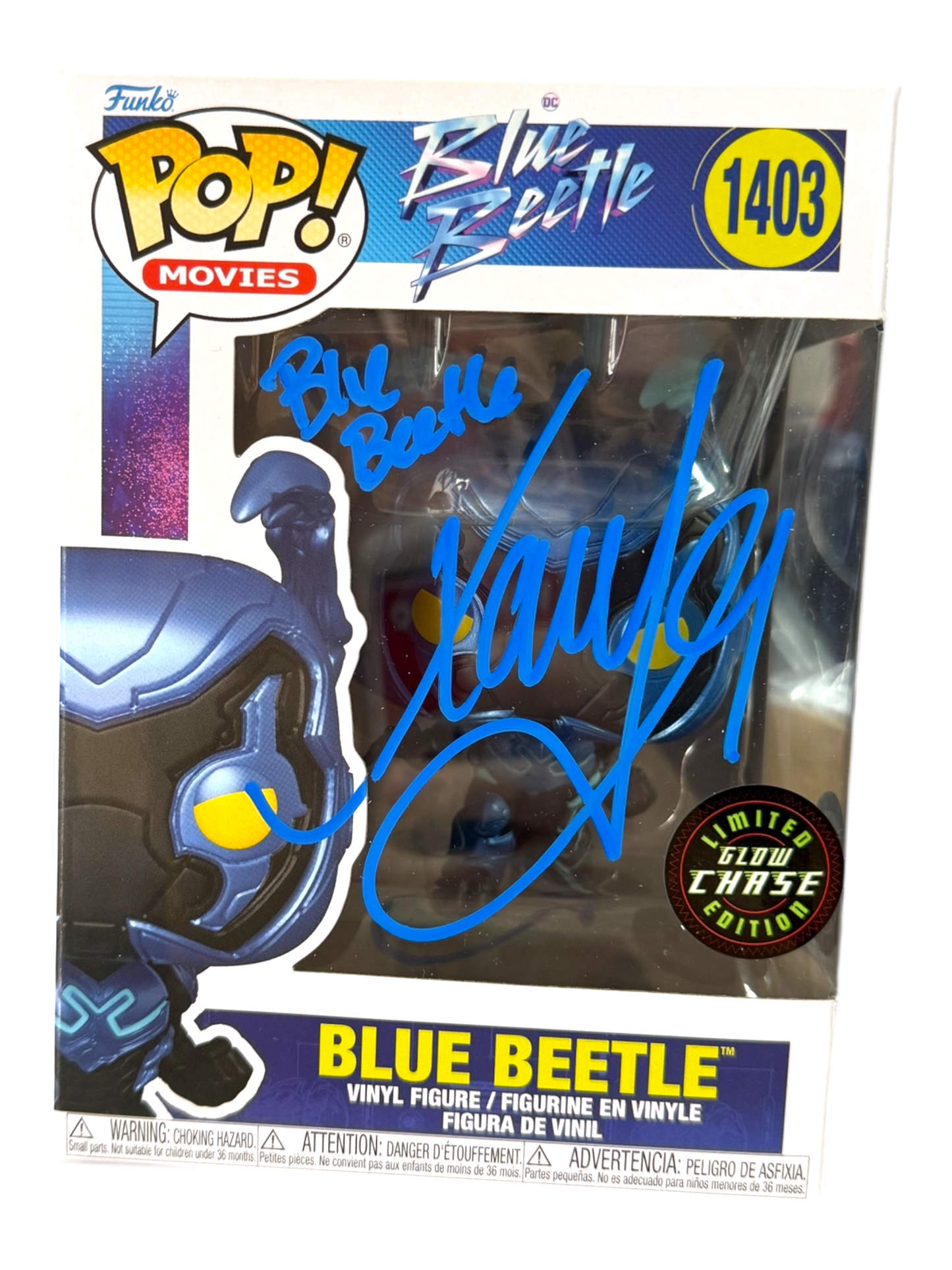 Xolo Maridueña Signature Series: DC Blue Beetle Funko #1403 (#/25,5)