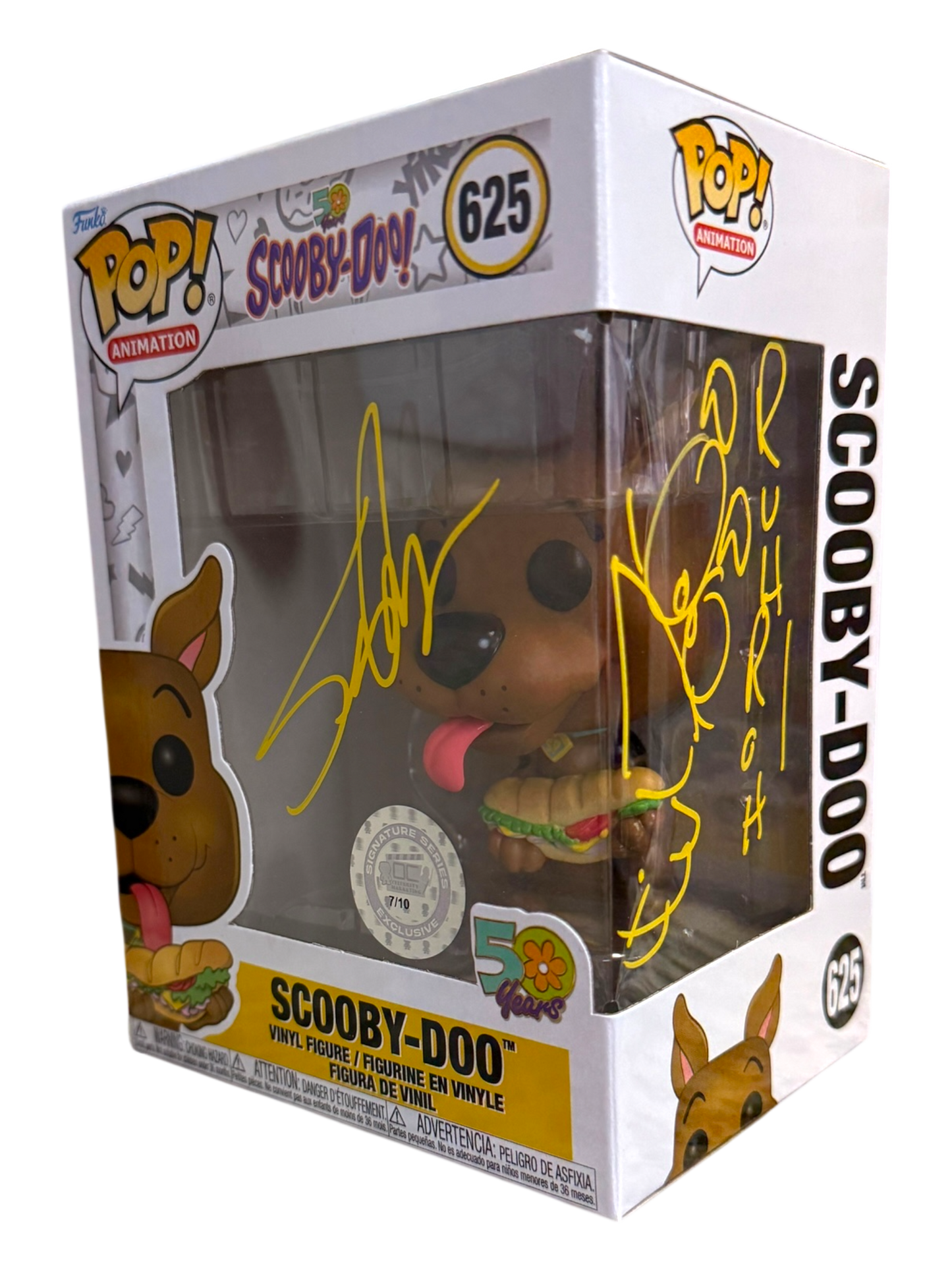 Scott Innes Signature Series: Scooby-Doo! 50 Years Funko Pop! #625 (#/5,5,5,10)