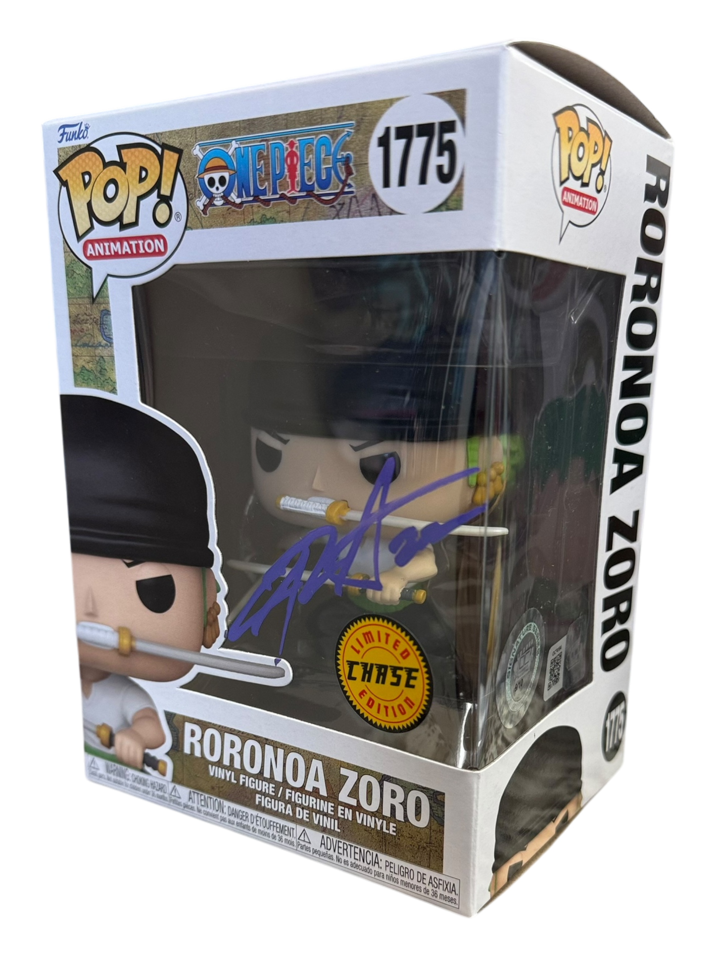 Chris Sabat Signature Series: One Piece Roronoa Zoro LE CHASE Funko #1775 (#/10)