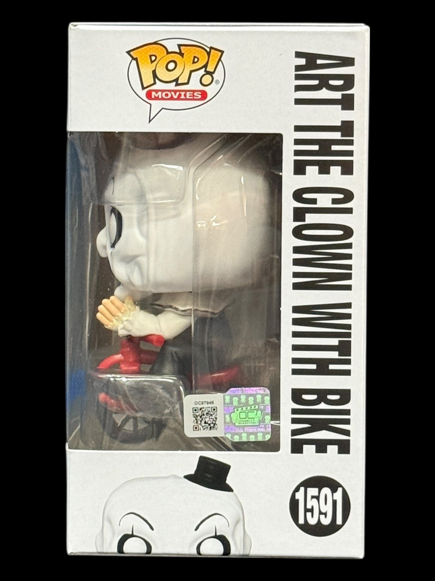 Jon Abrahams signed Art the Clown with Bike Terrifier Funko Pop! - Blue