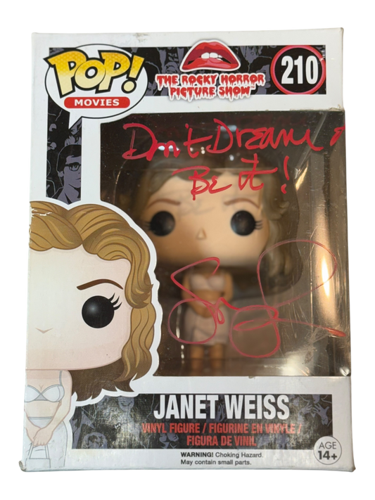 Susan Sarandon autographed Rocky Horror Picture Show Janet Weiss Funko Pop! OCCM QR authenticated (D)