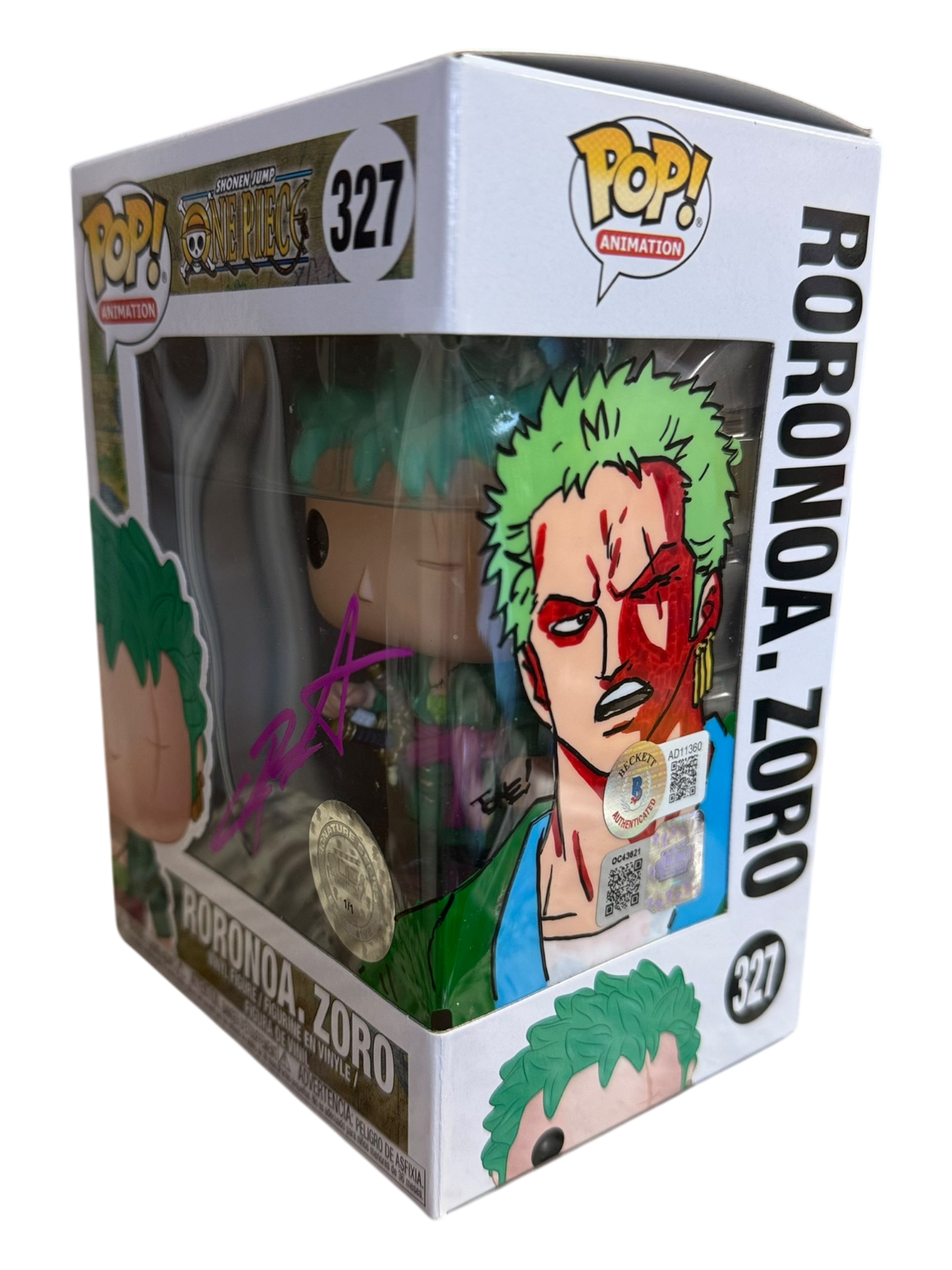 Chris Sabat Signature Series: One Piece Roronoa Zoro LE CHASE Funko #1775 (#/10)