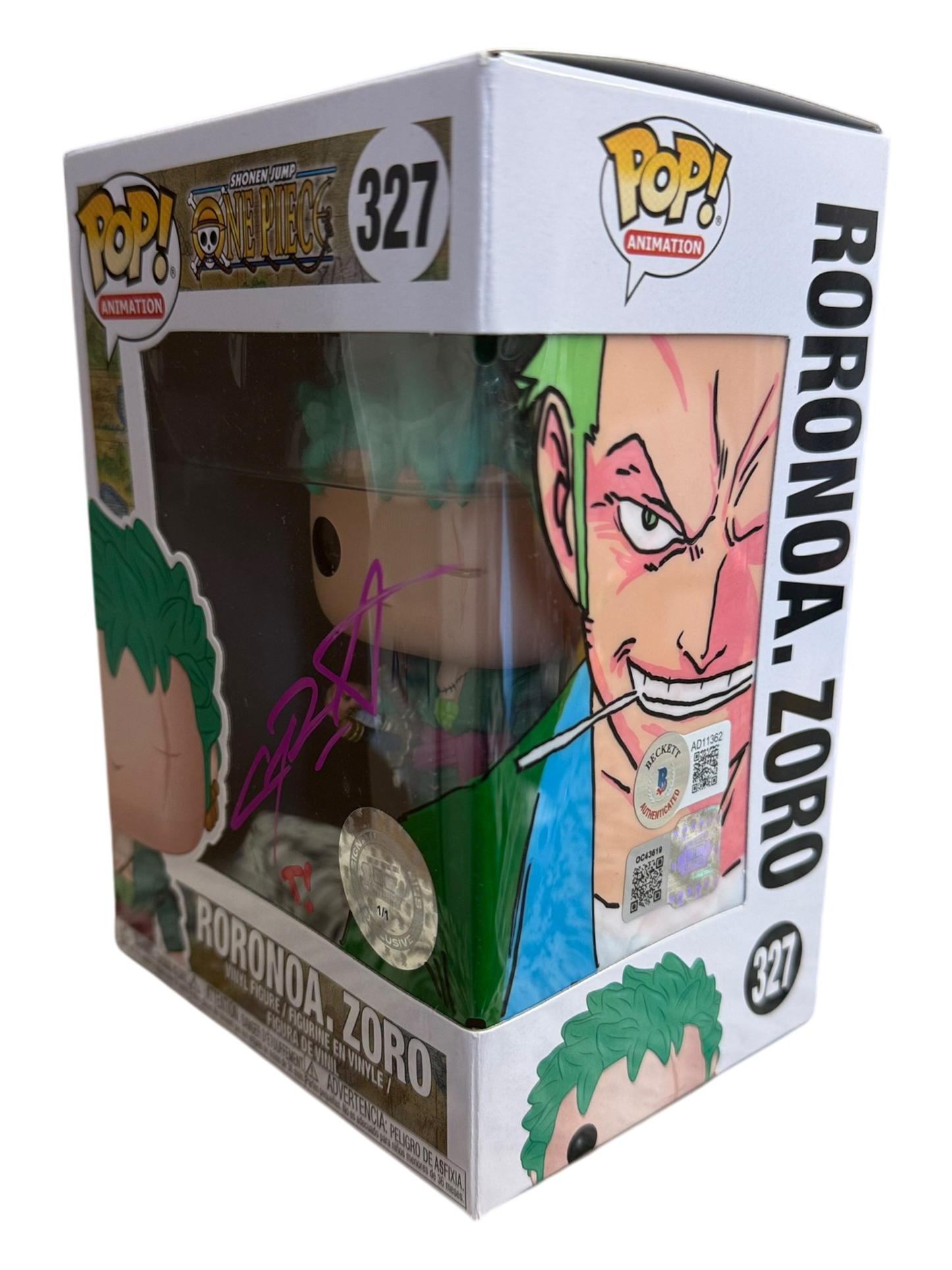 Chris Sabat Signature Series: One Piece Roronoa Zoro LE CHASE Funko #1775 (#/10)