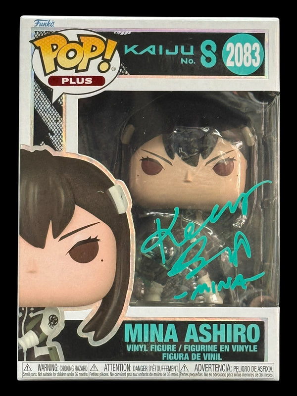 Katelyn Barr signed Mina Ashiro Kaiju No. 8 Funko Pop! - Teal