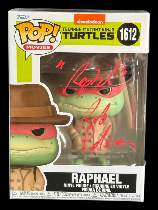 Rob Paulsen signed TMNT Raphael Funko Pop! #1612