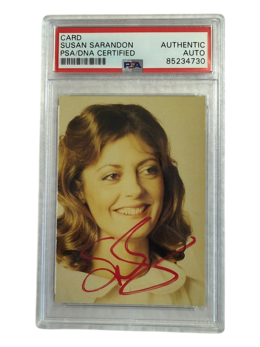 Susan Sarandon signed RHPS Trading Card PSA/DNA Encap #04 (5)