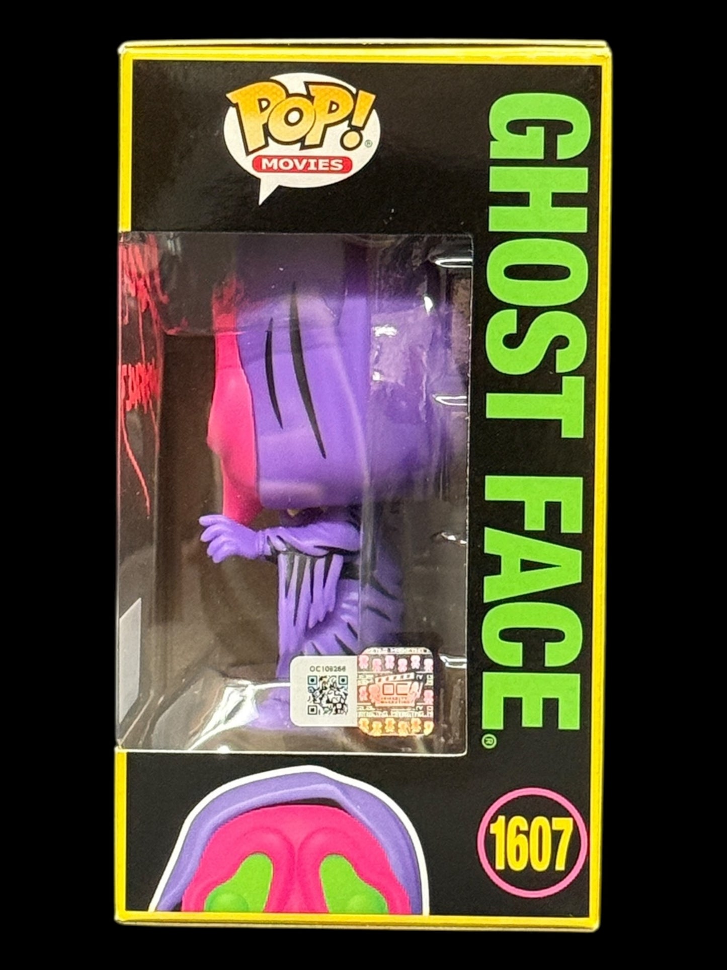 Jeff Brockton signed Blacklight Ghost Face Scream 3 Funko Pop!