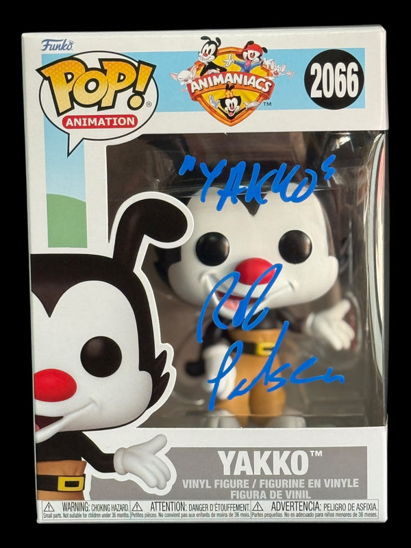 Rob Paulsen signed Animaniacs Yakko Funko Pop! - Blue