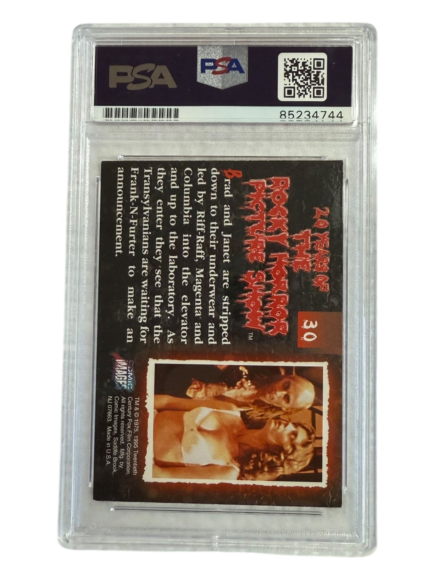 Susan Sarandon signed RHPS Trading Card PSA/DNA Encap #30 (7)