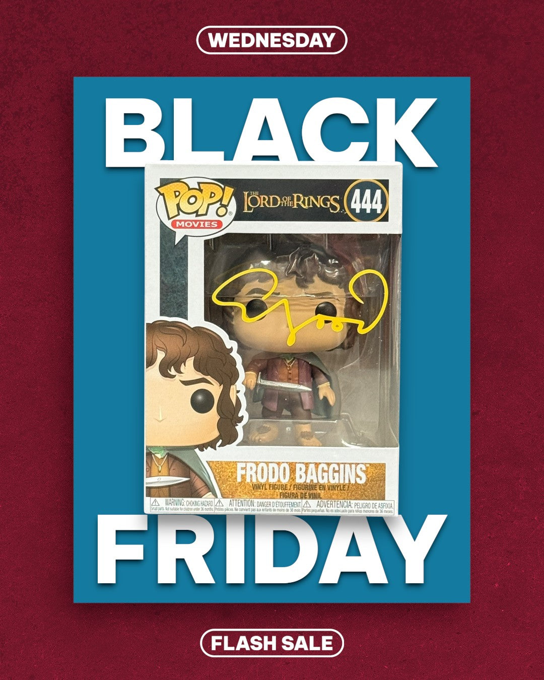 Elijah Wood signed Frodo Funko #2