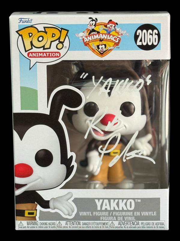 Rob Paulsen signed Animaniacs Yakko Funko Pop! - White