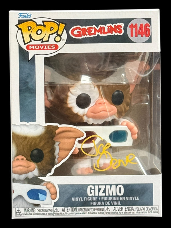 Joe Dante signed Gizmo Gremlins Funko Pop! - Yellow