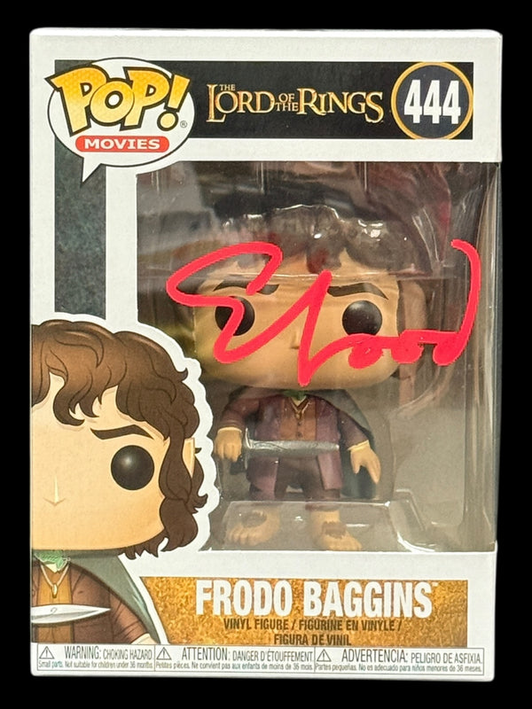 Elijah Wood signed Lord of the Rings Frodo Baggins Funko Pop! - Red