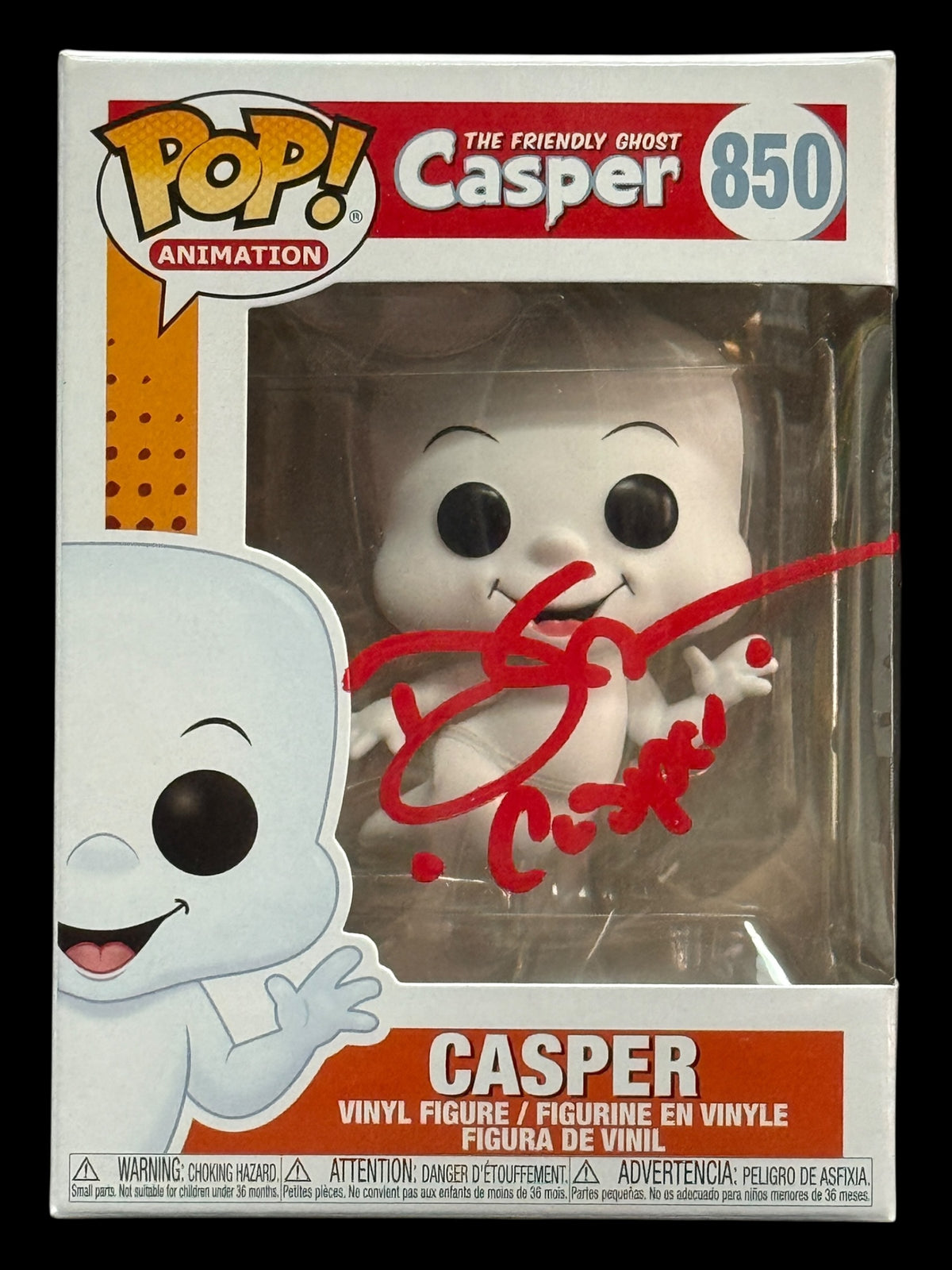 Devon Sawa signed Casper The Friendly Ghost Funko Pop! - Red