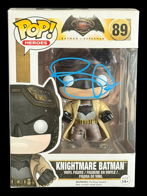 Ben Affleck signed Batman vs. Superman Knightmare Batman Funko Pop!